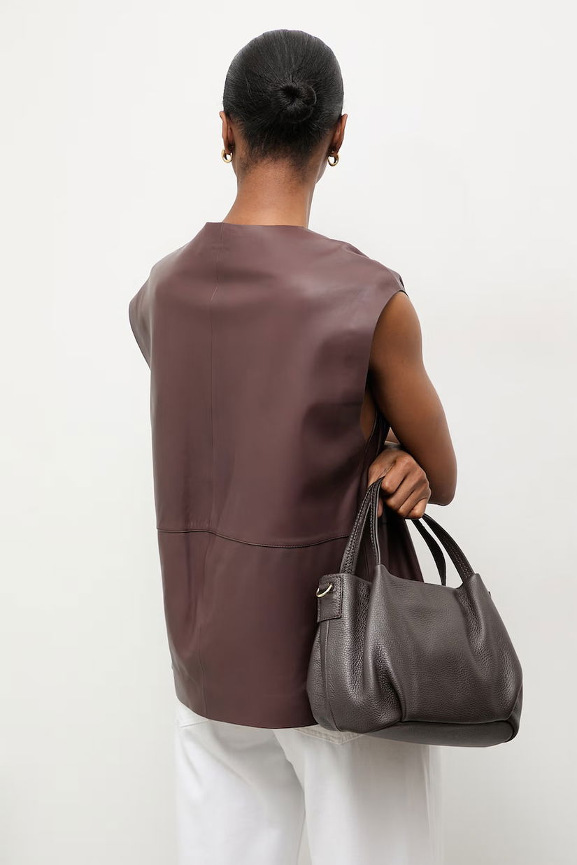 Answear.LAB geantă de piele Unscripted Collection