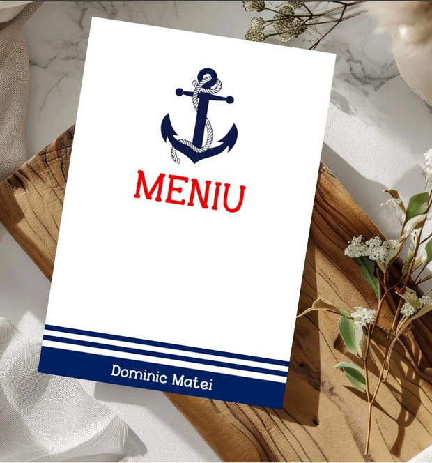 Meniuri botez tematică marină