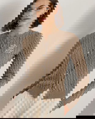 Lauren Ralph Lauren cardigan din bumbac