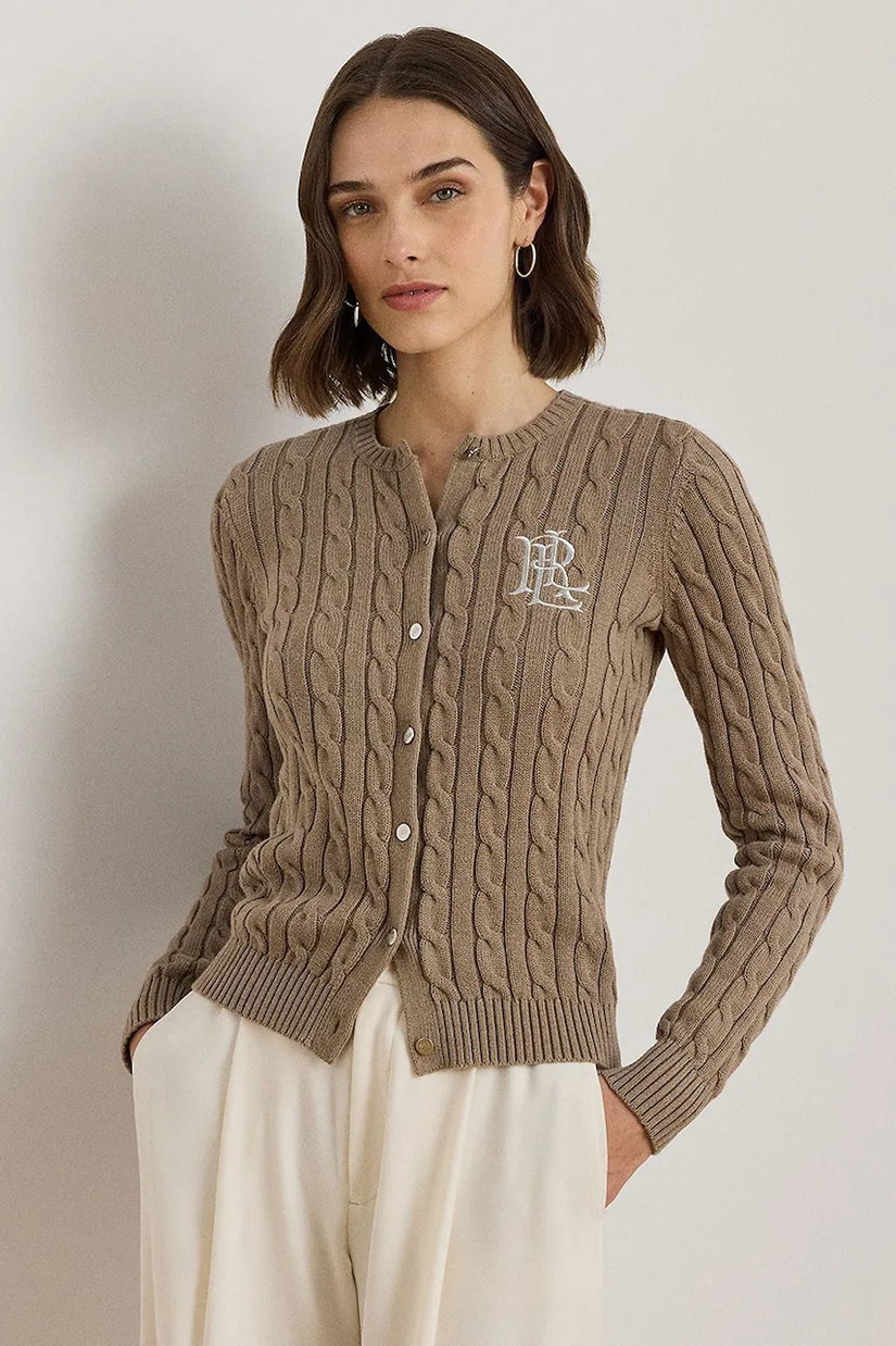Lauren Ralph Lauren cardigan din bumbac