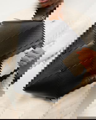 Answear.LAB geantă de piele Unscripted Collection