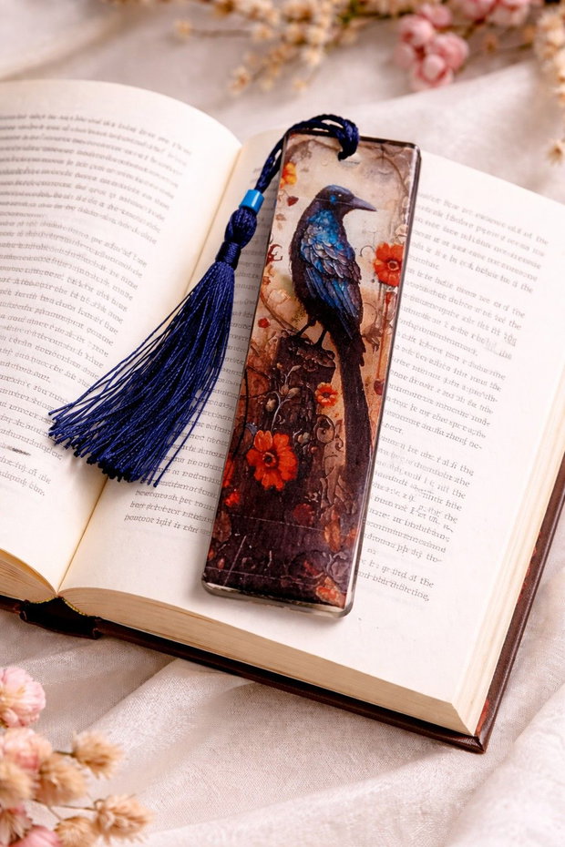semn de carte handmade din rasina 00993