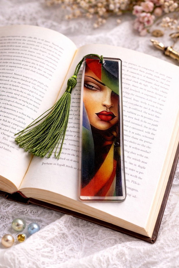 semn de carte handmade din rasina 01850