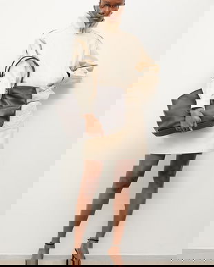 Answear.LAB geantă de piele Unscripted Collection