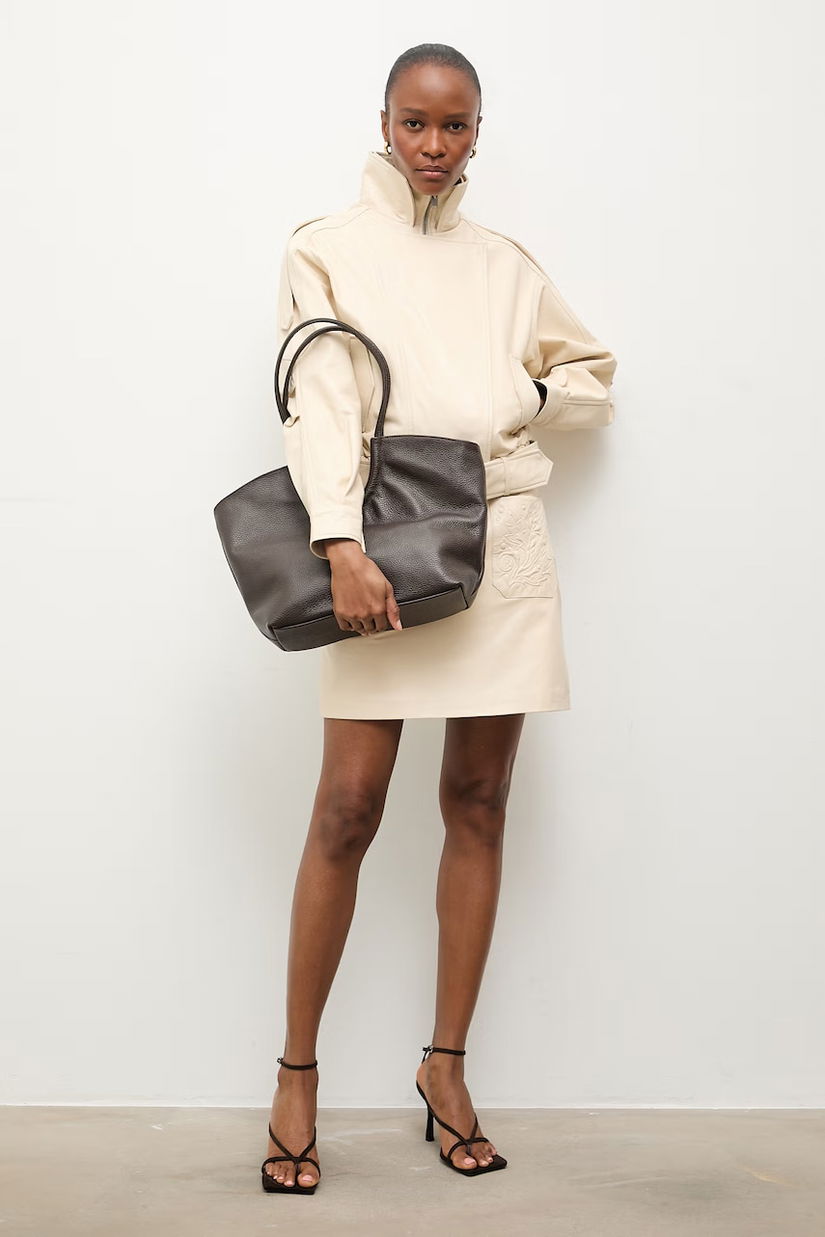 Answear.LAB geantă de piele Unscripted Collection