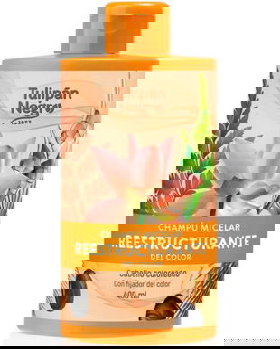 Sampon Micelar Restructurant pentru Par Vopsit - Tulipan Negro Champu Micelar Reestructurante del Color, 400 ml