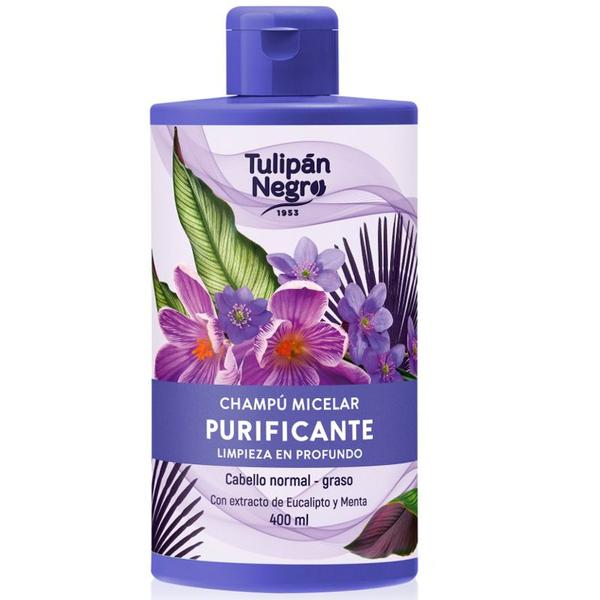 Sampon Micelar Purificant - Tulipan Negro Champu Micelar Purificante, 400 ml