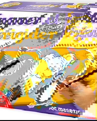 Joc magnetic: Coloreaza si decupeaza. Magnet frigider