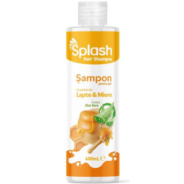 Sampon cu Parfum de Lapte si Miere - Splash Hair Shampoo, 400 ml