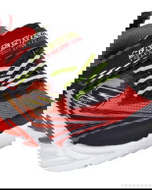 Pantofi sport copii Skechers S Lights-flex-glow 400139N-BKRD, 24, Rosu