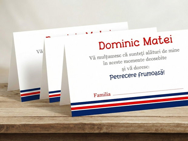 Plicuri bani tematică marină botez băieți