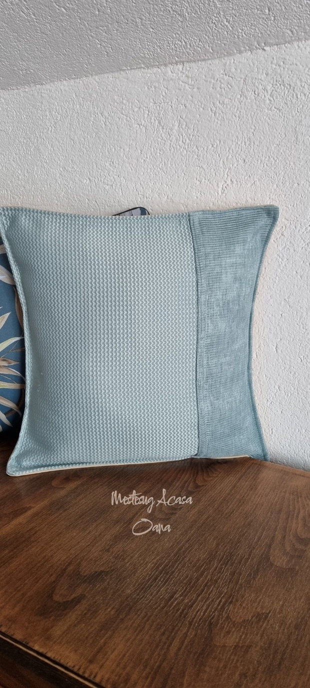 Set de 5 perne decorative - bleu