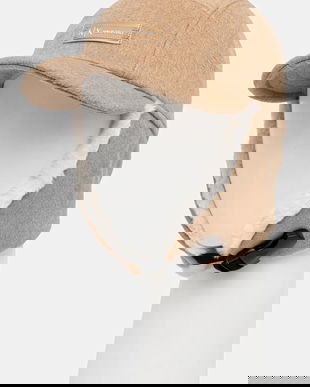 Armani Exchange șapcă de baseball din amestec de lână