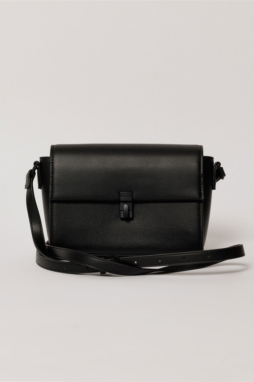 Geanta neagra desing minimalist