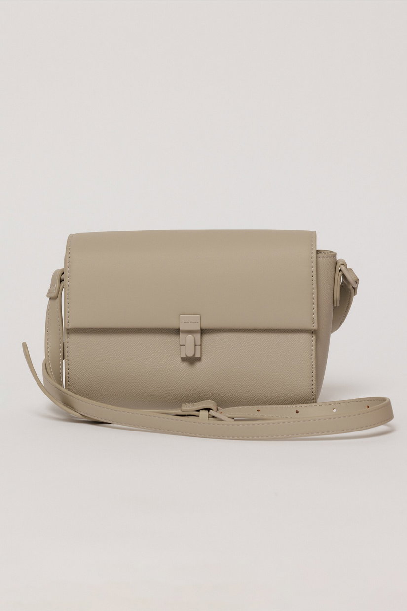 Geanta gri deschis design minimalist