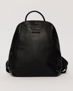 Rucsac negru cu design structurat