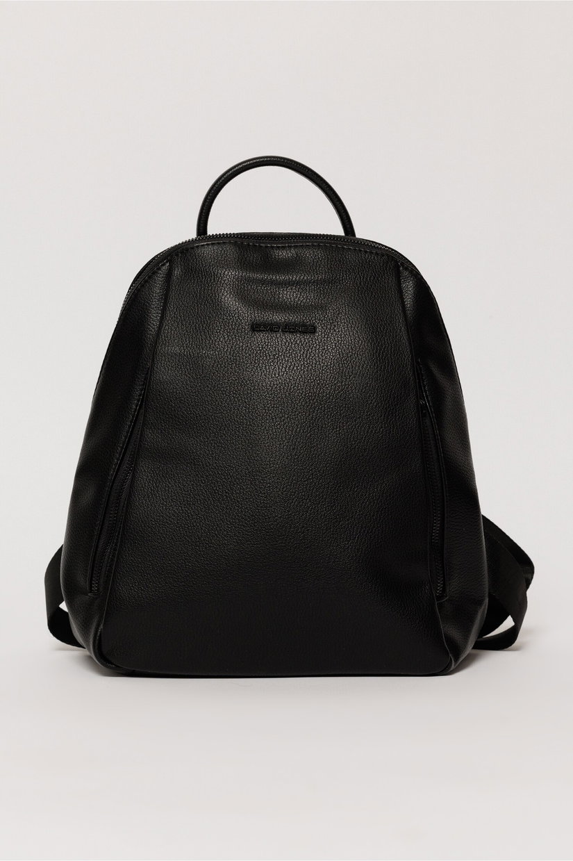 Rucsac negru cu design structurat