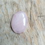 Cabochon cuart roz, 30x22 mm