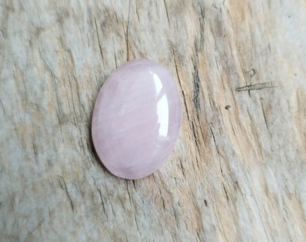 Cabochon cuart roz, 30x22 mm