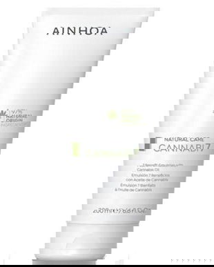 Emulsie Faciala cu Ulei de Canabis - Ainhoa Natural Care Cannabi7 7 Benefit Emulsion with Cannabis Oil, 200 ml