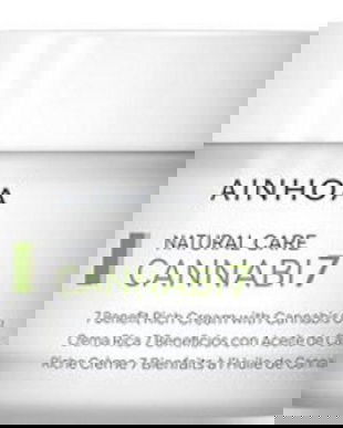 Crema Faciala cu Ulei de Canabis - Ainhoa Natural Care Cannabi7 7 Benefit Rich Cream with Cannabis Oil, 50 ml