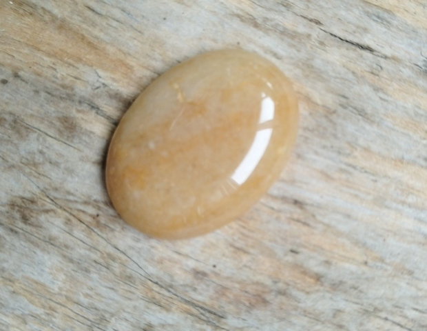 Cabochon aventurin galben, 40x30 mm