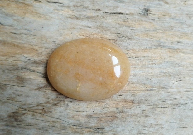 Cabochon aventurin galben, 40x30 mm