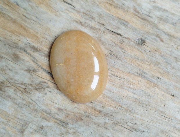Cabochon aventurin galben, 40x30 mm