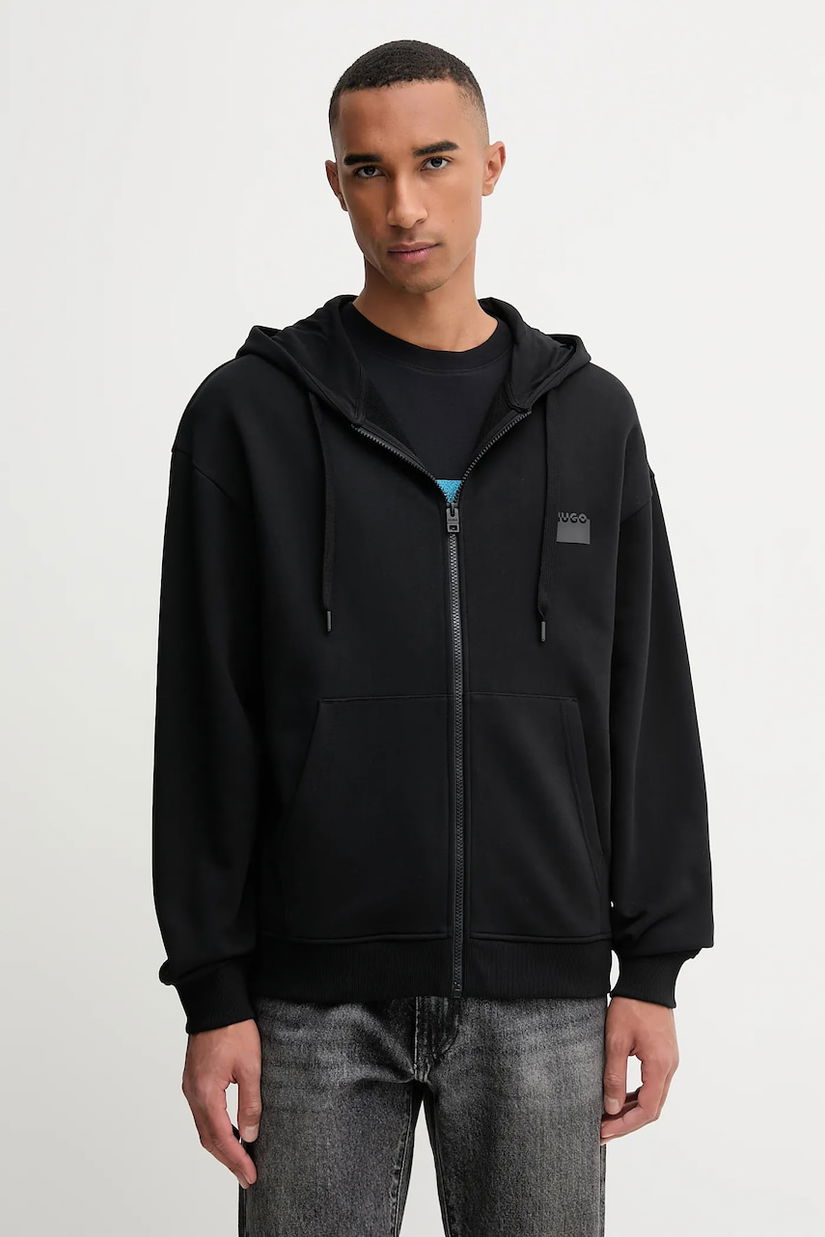 HUGO hanorac de bumbac Delastomer