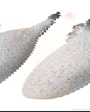 Gainusa-figurina din ceramica pictata