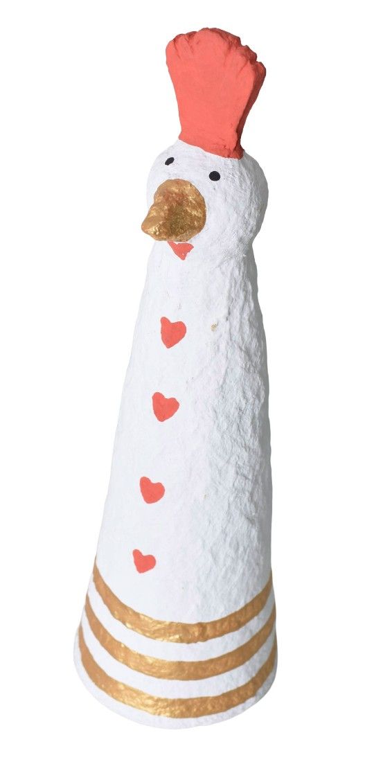 Puiut-figurina din materiale reciclabile