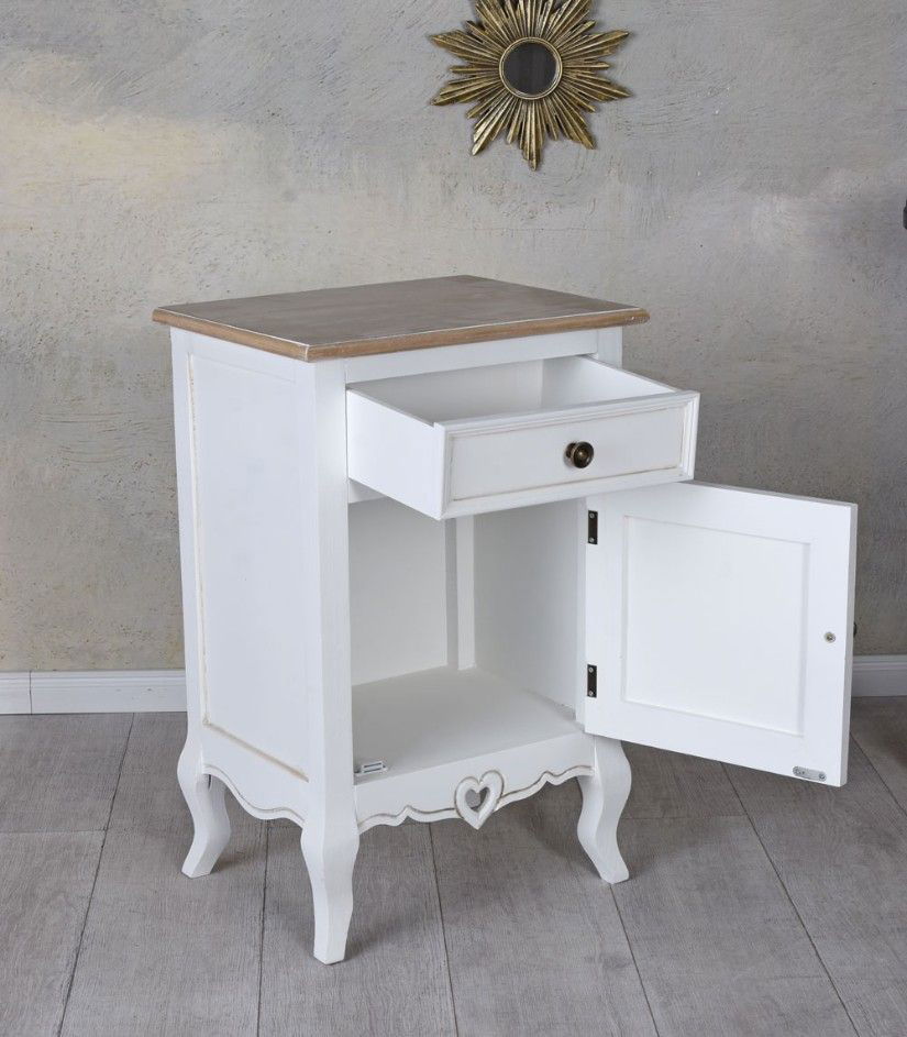 Noptiera inimioara din lemn masiv