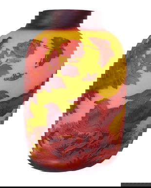 Fazani-vaza din sticla Galle