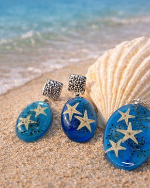 Set bijuterii stelute de mare 01860