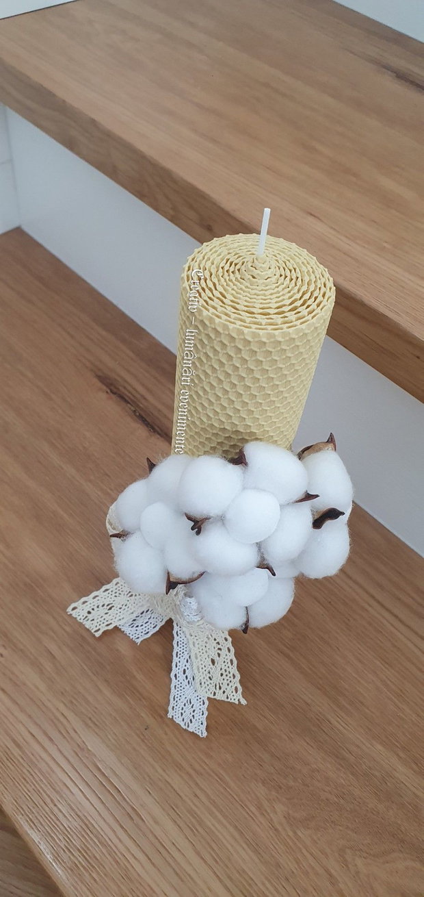 Lumânare nuntă sau botez