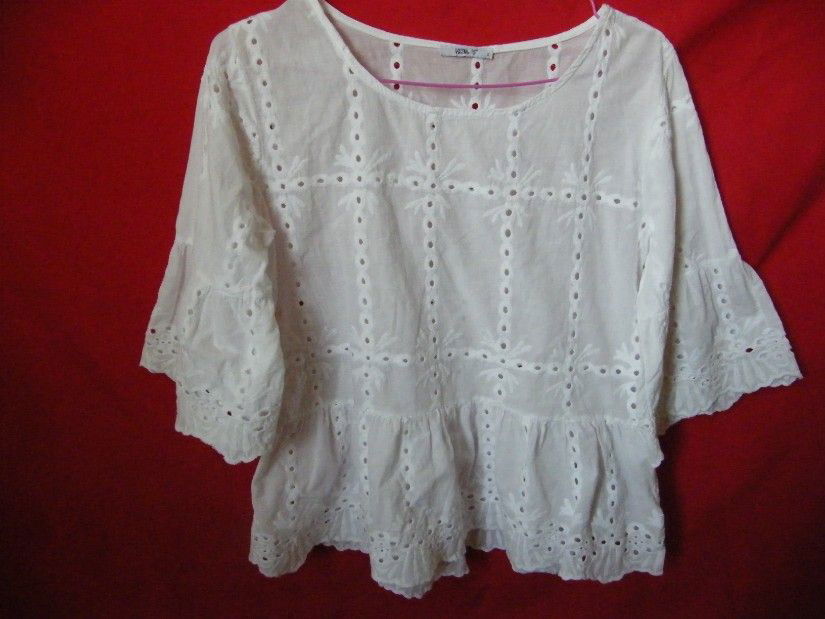 Bluza dantela brodata  mar.S