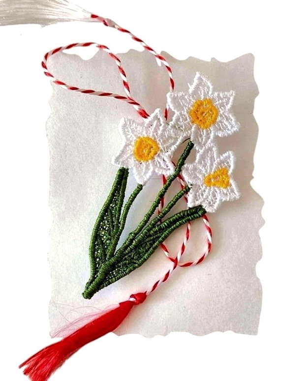 Martisor Buchet Narcise Albe
