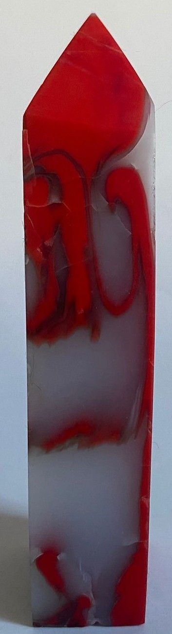 Piatra Chicken Blood - Obelisc piatra de sinteza