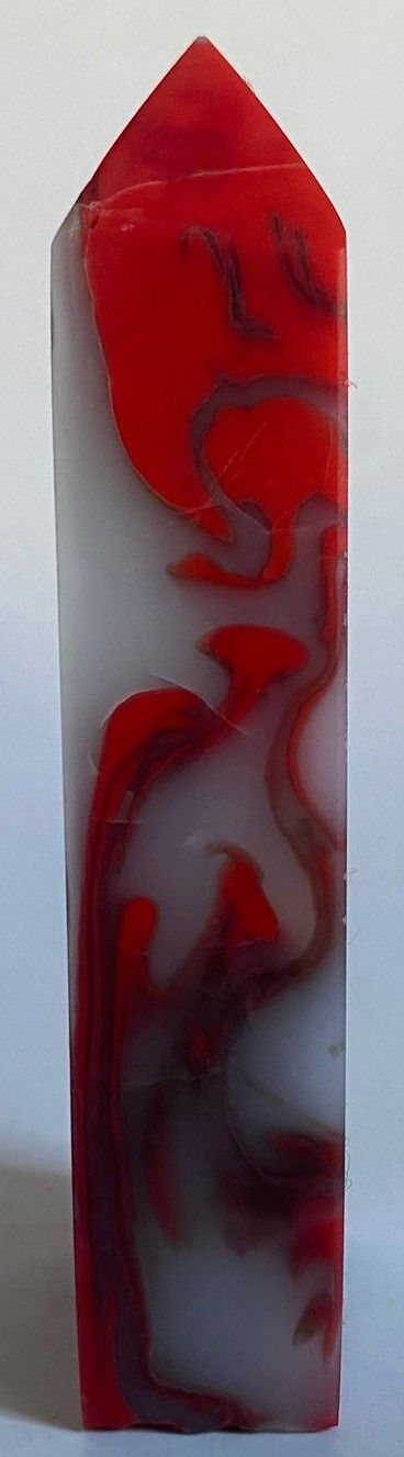 Piatra Chicken Blood - Obelisc piatra de sinteza