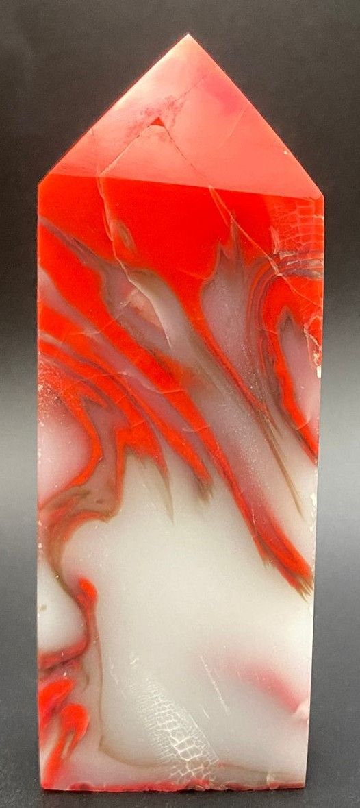 Piatra Chicken Blood - Obelisc piatra de sinteza