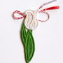 Martisor Lalea Alba Degrade