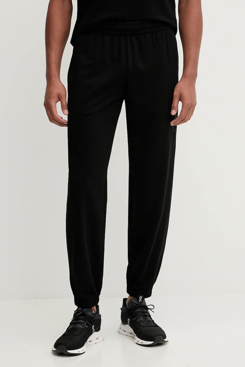 EA7 Emporio Armani pantaloni de trening din bumbac