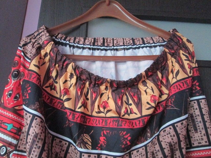 fusta lunga colorata XL