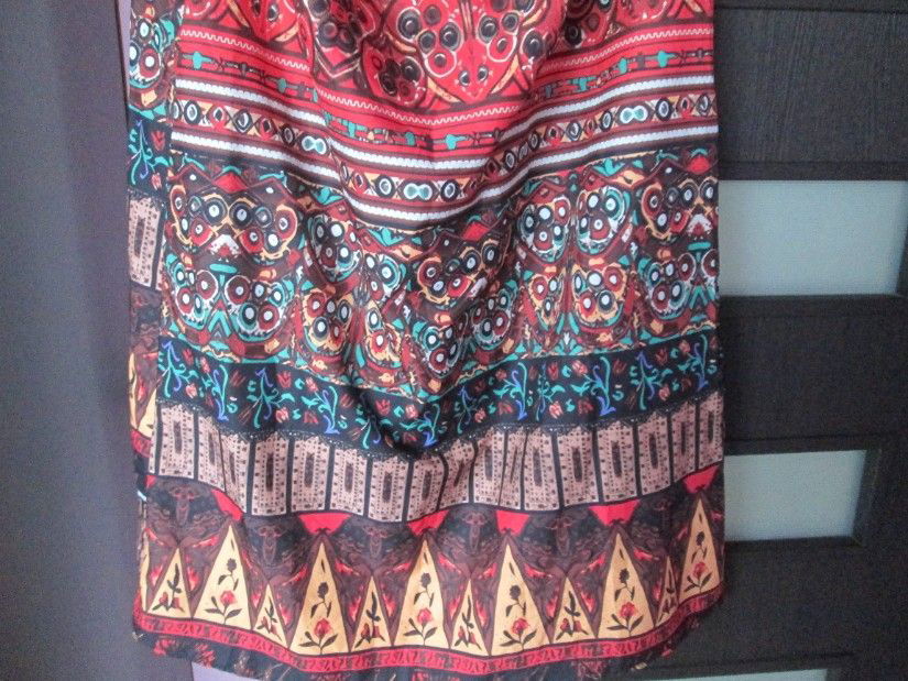 fusta lunga colorata XL