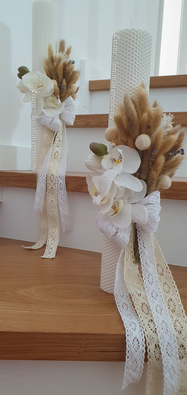 Lumânări nuntă sau botez