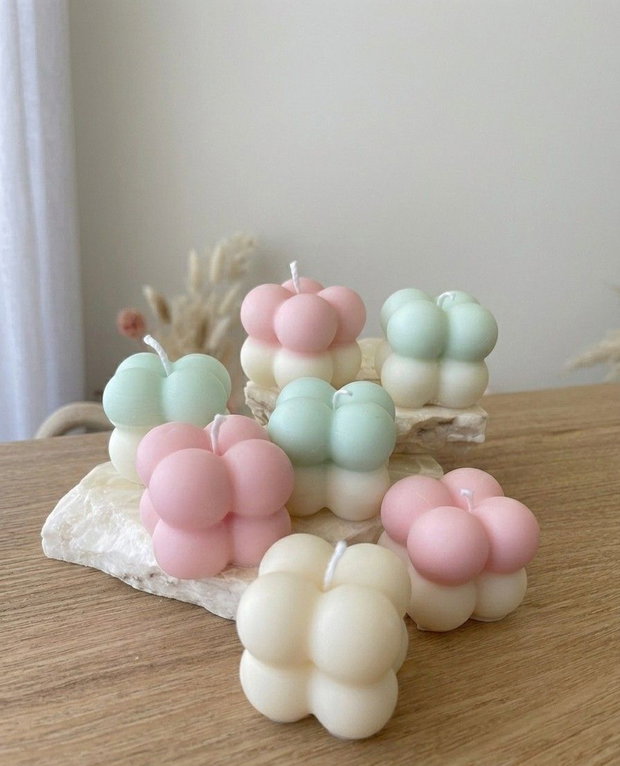 Mărturii Nuntă/Botez: Mini Bubble în nuanțe pastelate