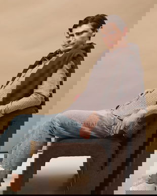 Medicine cămașă bărbătească din in