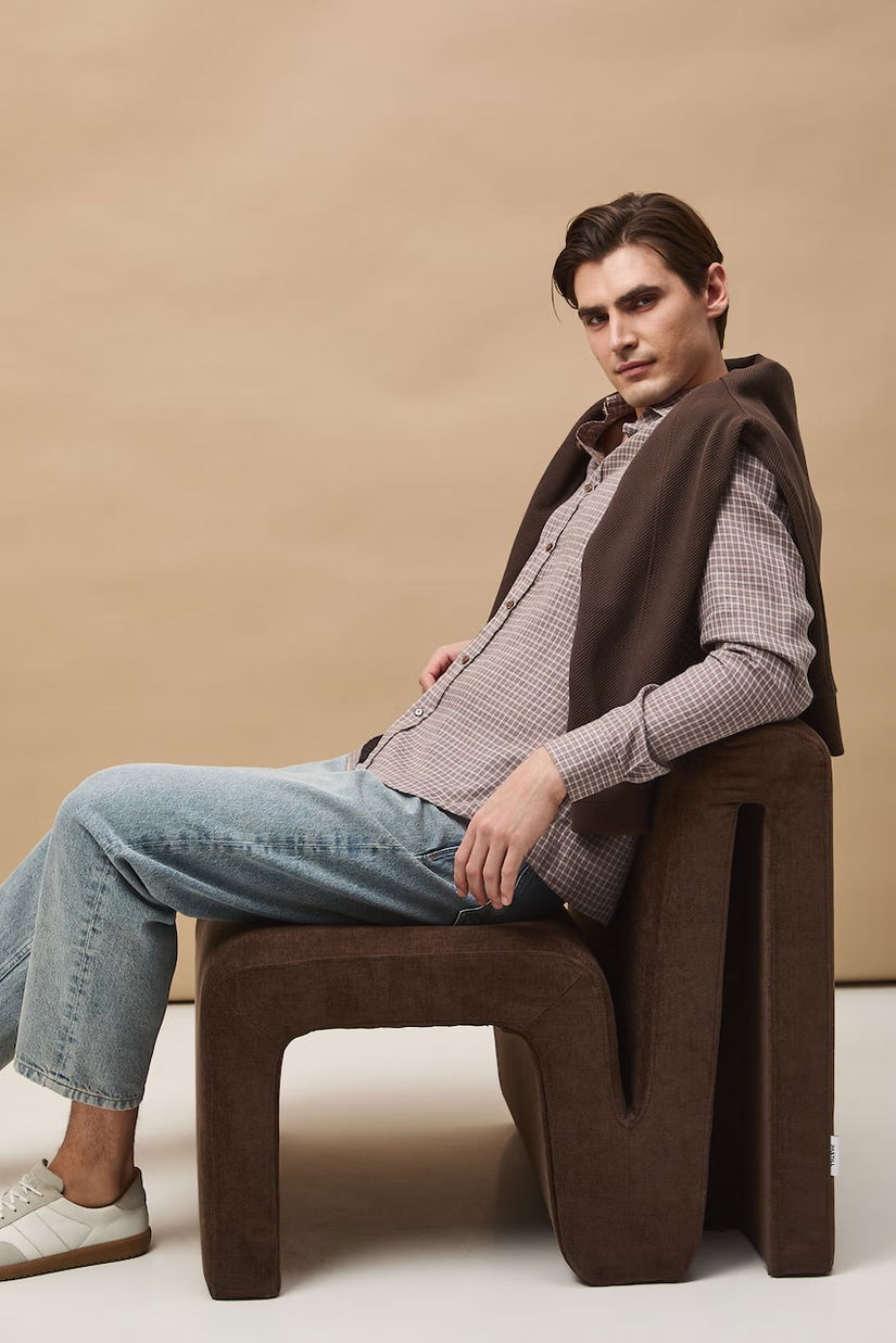 Medicine cămașă bărbătească din in