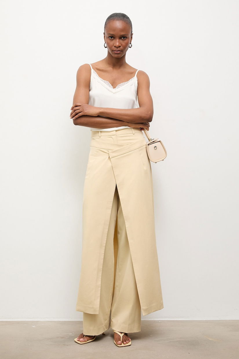 Answear.LAB pantaloni pentru femei, din bumbac Unscripted Collection