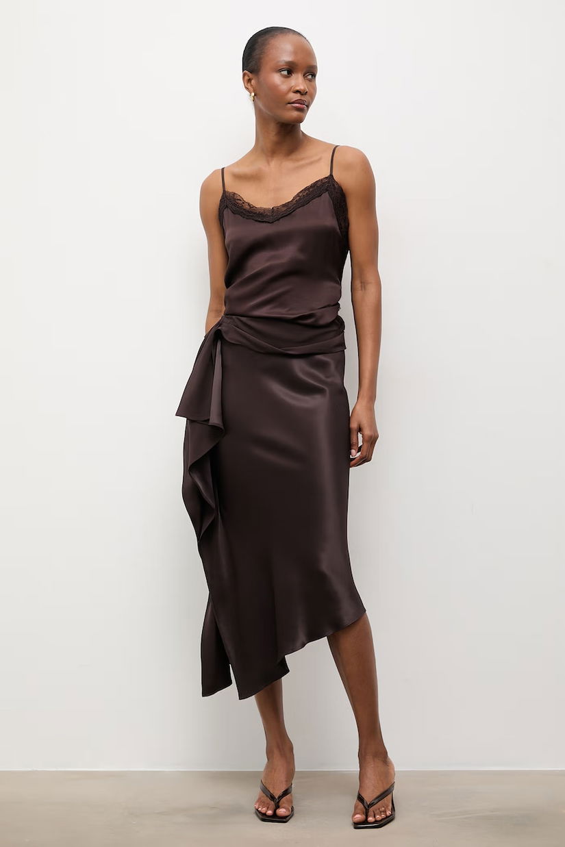 Answear.LAB fustă asimetrică Unscripted Collection